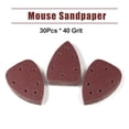 thumbnail image 5 of SPEEDWOX 30 Pcs Mouse Detail Sander Sandpaper 6 Hole, 40 Grit Hook and Loop Detail Sandpaper, for Metal Woodworking Grinding Polishing, 5 of 7