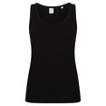 thumbnail image 1 of SF - Camiseta elástica sin mangas modelo Feel Good para mujer (Negro), 1 of 1