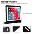 thumbnail image 3 of Dteck Handle Case For iPad Pro 12.9 inch 2020 Model, Heavy Duty EVA Foam Shockproof Rugged Kids Case Child Proof Cover With Stand For Apple iPad Pro 12.9 4th Generation, Black, 3 of 6