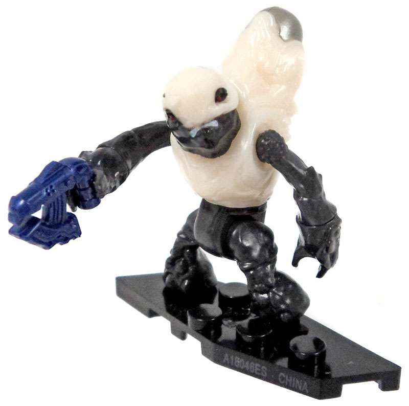 Halo Mega Bloks Foxtrot Series White Covenant Grunt Figure SEALED NEW RARE 