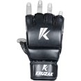 thumbnail image 2 of Kruzak MMA Gloves, Men and Women’s Half-Finger Boxing Mitts, Hand Wraps with Open Palms for Grappling, Kickboxing, Sanda, Sparring, Muay Thai (L/XL, BLACK), 2 of 5