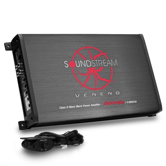 Amplificador Clase D Monoblock 2500w Max Veneno Soundstream