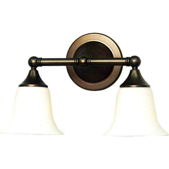Volume Lighting V1362 2 Light 15.5" Width Bathroom Vanity Light - Bronze