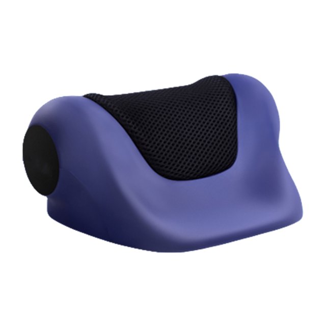 (Built In Battery 2000 MA) Heated Neck Massage Pillow Three Vibration Modes And Infrared Heating Neck Traction Device Neck Posture Correction And Hump Reduction