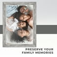 thumbnail image 3 of 25x37 Frame Silver Real Wood Picture Frame Width 1.5 inches | Interior Frame Depth 0.5 inches |, 3 of 8