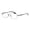 Gray, variant on Agstum Titanium Rectangle Gold Mens Optical Eyeglass Frames Size 53-17-138 / 56-18-145