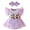 Purple, variant on WIBACKER Baby Girl Dress Ruffles Sleeveless Lace Romper Dress Flower Kids Tulle Dress Party Birthday Princess Dresses