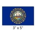 thumbnail image 2 of New Hampshire - United State of America State Flag Vinyl Decal Sticker Car Window Bumper 5 X 3 Inches, 2 of 3