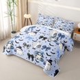 thumbnail image 3 of Manfei Halloween Ghost Print Quilt Full,Colorful Fall Leaf Pattern Full Bedspread Sets,3-Piece,1 Coverlet and 2 Pillowcases, 3 of 7