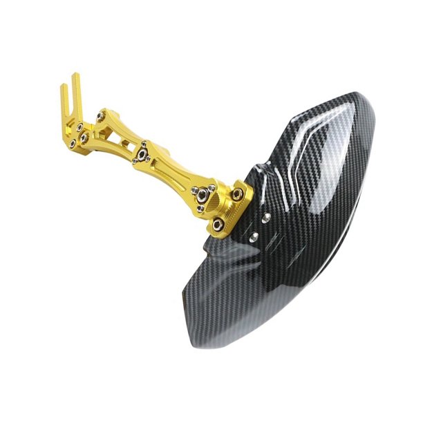 Riwesomey Cojín trasero para patinete eléctrico, cubierta trasera Universal para soporte de motocicleta, reemplazo de guardabarros para N1s M3 Bombillas para automóviles Oro
