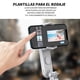 thumbnail image 5 of Estabilizador para Celular, Selfie Stick de 1 Eje con luz de Relleno y Control Remoto, Compatible con Android e iPhone, Ideal para Grabar en Youtube y TikTok, 5 of 8