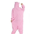 thumbnail image 4 of ZJXFGS Hoodie Onesie for Women, Animal Onesie, Cosplay Costume for Men Women, Unisex One-Piece Pajamas, Soft Cozy Onesie Costume Pink XL, 4 of 8