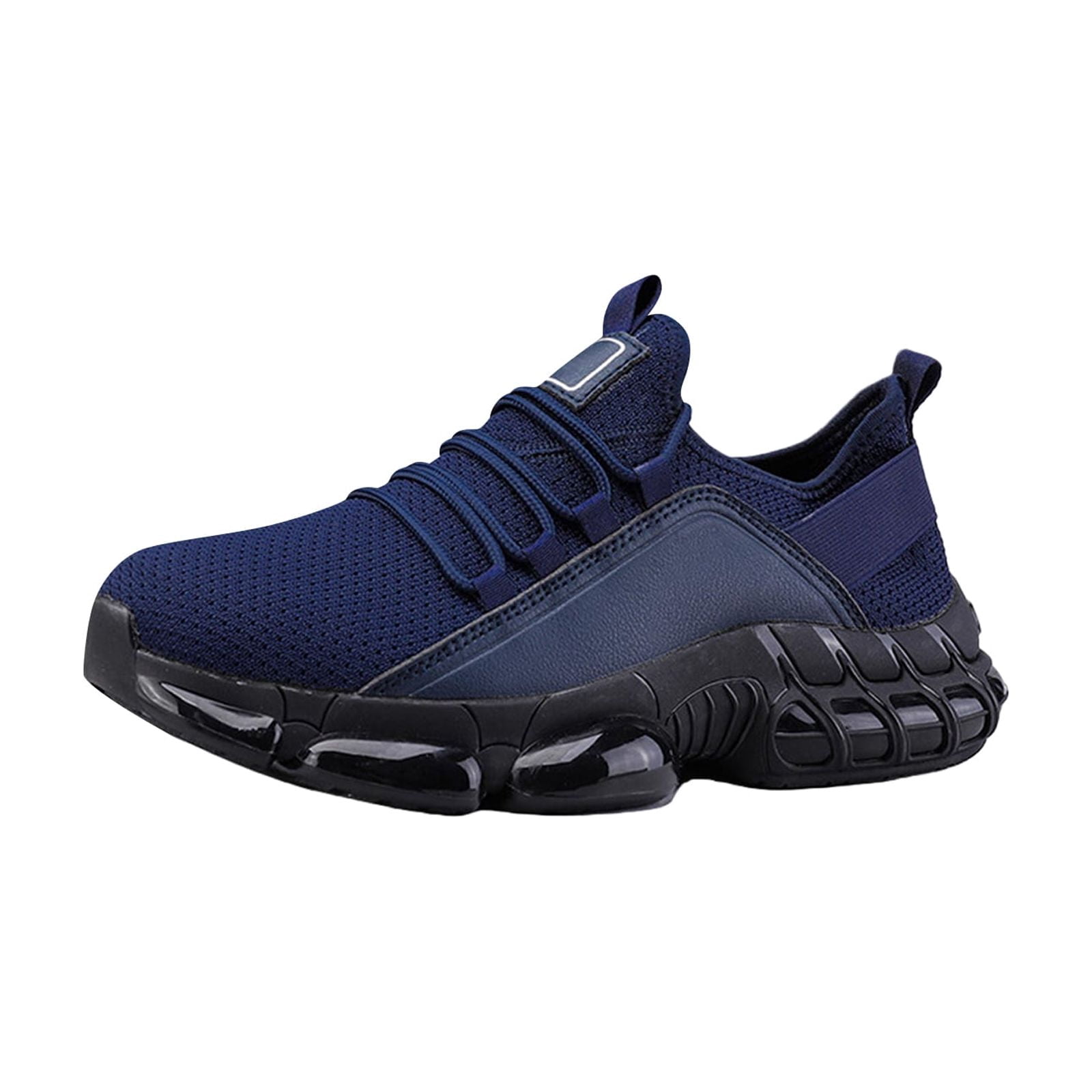 YOUYEDIAN Womens Orthopedic Shoes Arch Support Nurse Shoes Wide Width Slip on Non Slip Hiking Shoes Mesh Stretch Soft 2026 New Foam Shoes (Dark Blue)