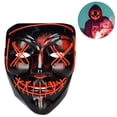 thumbnail image 2 of Máscara LED de Halloween Adepaton con luz brillante para cosplay, 2 of 9