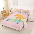 thumbnail image 2 of Erosebridal Rodent Animal Capybara Full Size Sheets,Cartoon Cute Animal Bed Sheets For Girls Kids 4pcs, 2 of 6