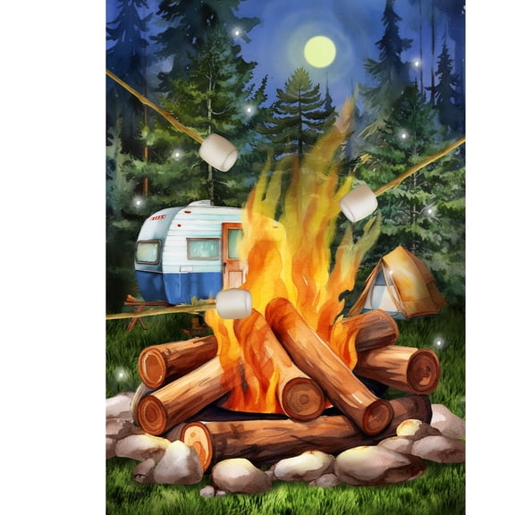 Briarwood Lane Summer Garden Flag 12x18 For Outdoor Roasting Marshmallows For Summer Garden Flag Flags For Outside