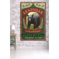 thumbnail image 3 of Leadville, Colorado, Black Bear Vintage Sign (36x54 Giclee Gallery Art Print, Vivid Textured Wall Decor), 3 of 3