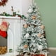 thumbnail image 2 of Tres bolas navideñas de peluche: este juego de decoraciones incluye tres bolas navideñas de peluche, agregando un toque elegante y elegante a su árbol de Navidad., 2 of 9