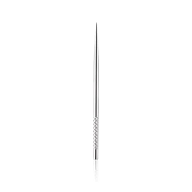 Vogacara Office Hotel Adults Portable Stainless Steel Pick Mouthcare Travel Tooth Pinicing Tool Toothpicks Cleaning Camping Personal cuidado de los oídos Recto 1Pc Vogacara BFH000179-03