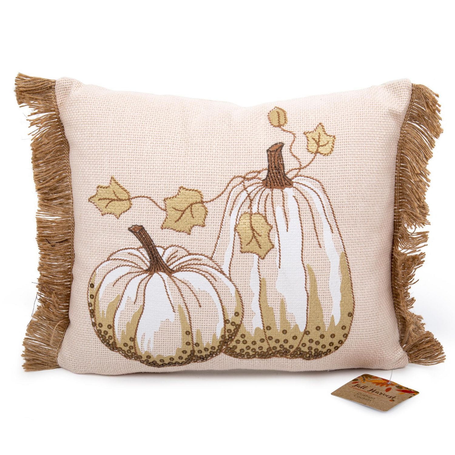 Truu Design, Coussin décoratif - Citrouille "C’est l’automne"