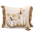thumbnail image 4 of Truu Design Decorative "Hello Fall" Pumpkin Throw Pillow, 4 of 4