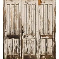 thumbnail image 3 of Rustic Duvet Cover Set, Vintage House Entrance Vertical Old Planks Distressed Weathered Hardwood Design, Decorative 3 Piece Bedding Set with 2 Pillow Shams, King Size, Brown White, by Ambesonne, 3 of 3