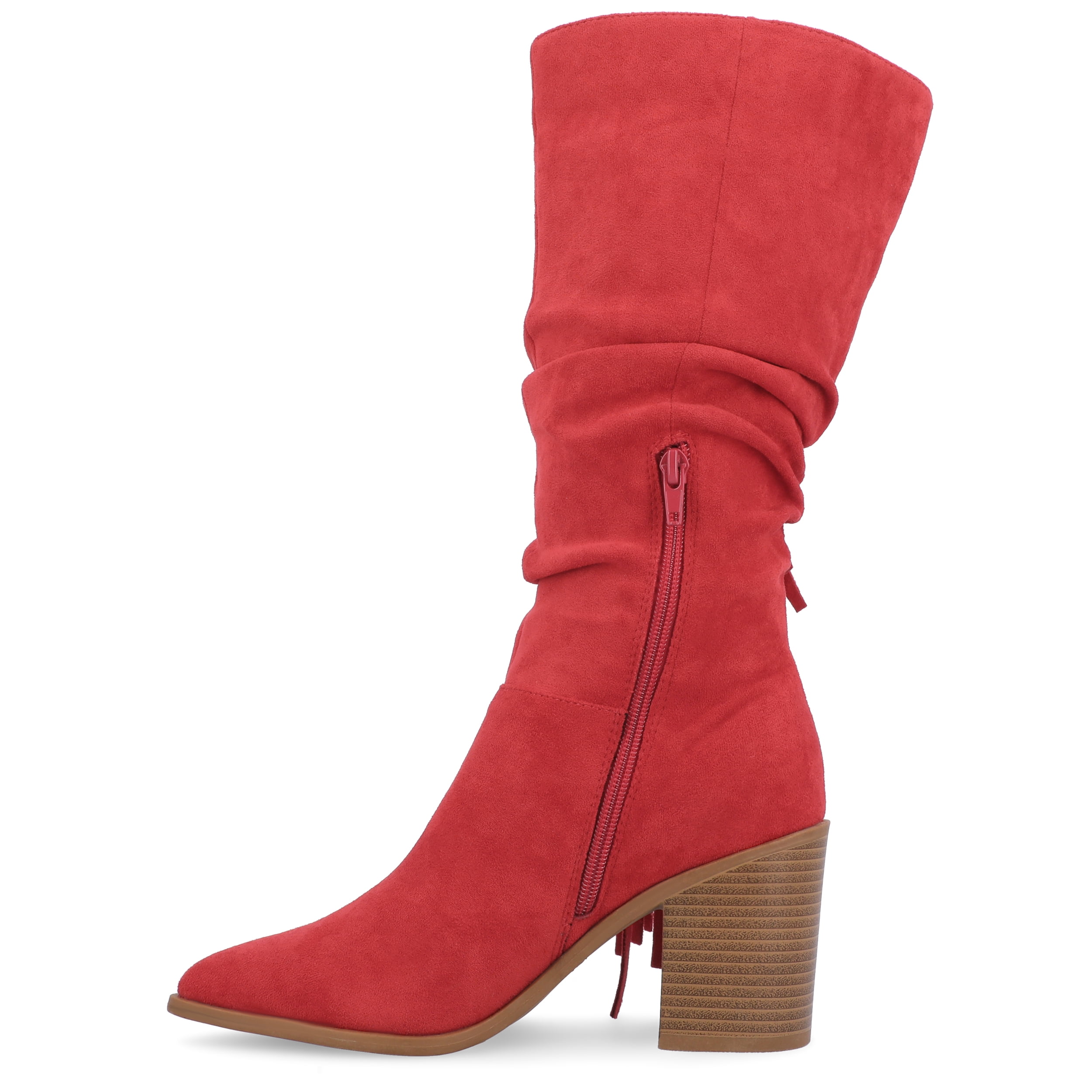 Journee Womens Hartly Western Mid Calf Boots