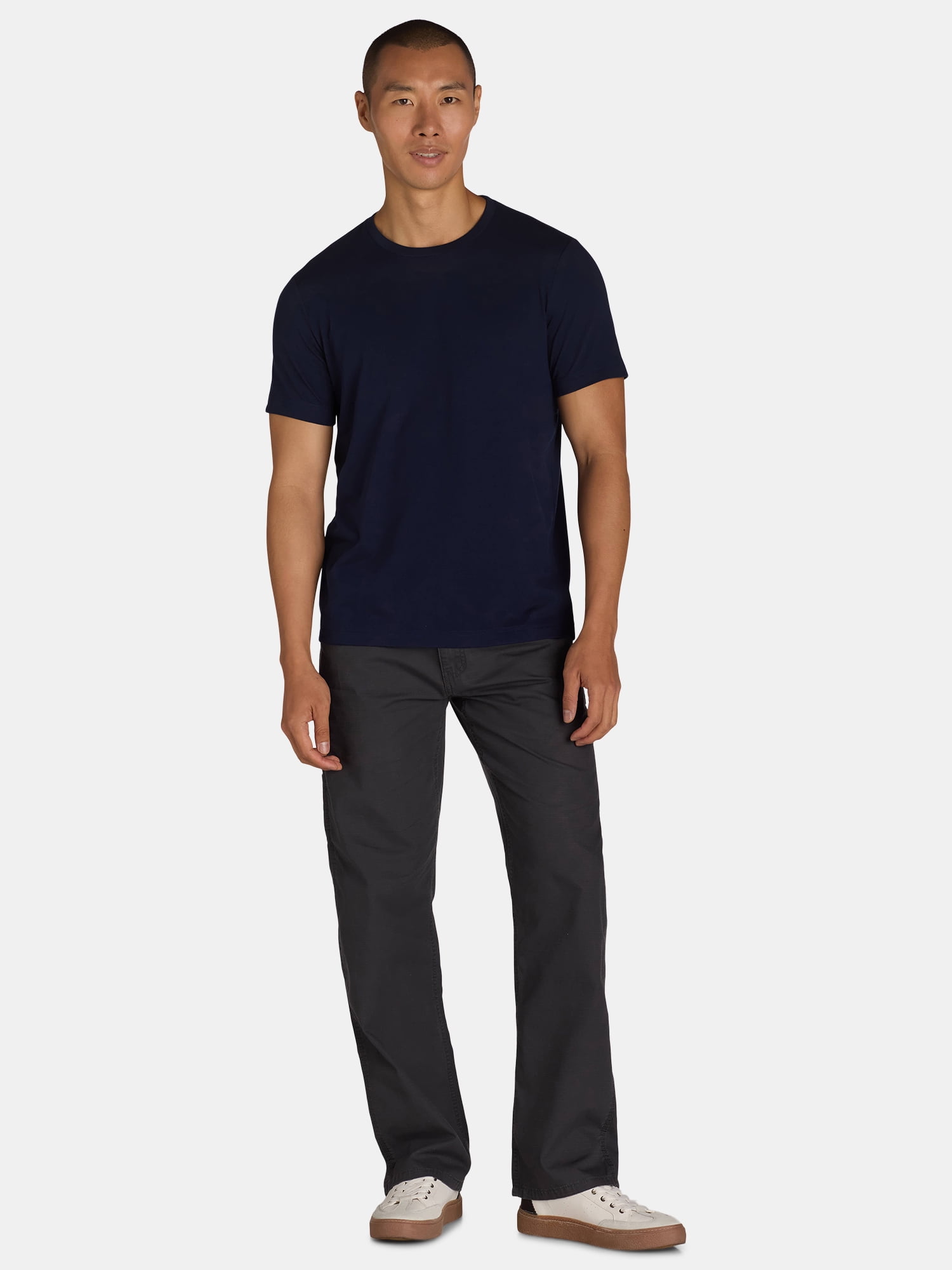 George Men's & Big Men's Classic Fit 3-Pack Crewneck Tee with Short Sleeves, Sizes XS-3XL