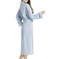 thumbnail image 2 of INK + IVY Women's solid knit cotton terry robe, 2 of 2