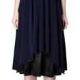 thumbnail image 5 of Evanese Women's Polyester Sexy Deep V Halter Neck A Line Cocktail Dress, 5 of 5