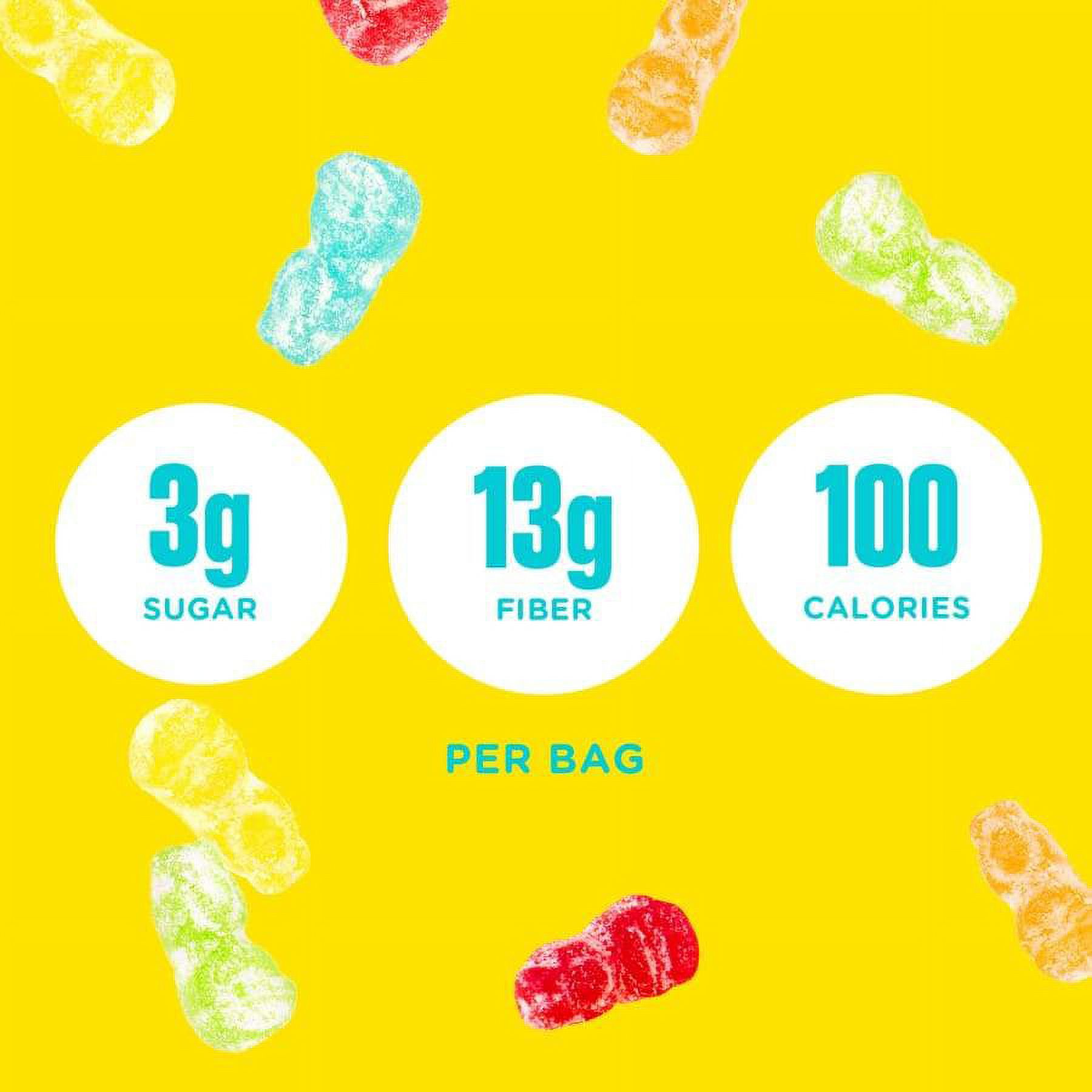 SmartSweets Sour Blast Buddies, Candy With Low Sugar 3g, Low Calorie 100, Net Carb 12, Plant Based, Gluten Free, No Artifical Colors or Sweeteners 1.8 Oz Bags (Pack of 6)