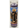 thumbnail image 3 of Prayer Candle St Martin De Porres Purple Wax, 8 Inch, 3 of 6