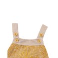 thumbnail image 3 of nvzhuang Breathable Baby Girls Boys Romper, Sweet Style Infant Summer Creative Sun Embroidery Sleeveless Knitted Suspender Jumpsuit, 3 of 7