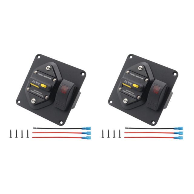 relayinert Circuit Breaker With Boat Rocker Switch ON-OFF Circuit Breaker With Boat Rocker Panel Panel Switch Switch Reliable Safe 300A 2Set