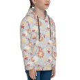 thumbnail image 3 of Daiia Butterfly Flower for Boys Fashion Hoodies & Sweatshirts with Kangaroo Pocket,Hooded Sweatshirt for Kid, Breathable& Moisture Wicking-Large, 3 of 6