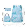 thumbnail image 2 of 3 Piece Laptop Backpack Set, 15.6 Inch Computer Bag with Lunch Box & Pencil Case, Water Resistant Star Pattern School Bookbag for Teen Student Travel Daily Use, Large Capacity Daypack Bundle, 2 of 5