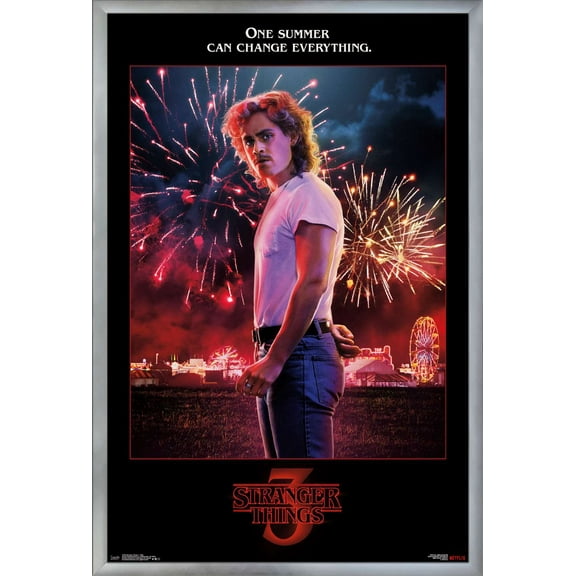 Netflix Stranger Things: Season 3 - Billy Wall Poster, 22.375" x 34", Framed