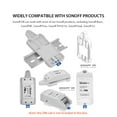 thumbnail image 2 of SONOFF Sonoff DR DIN Rail Mounting Tray for Smart Home Devices - White ABS, Fire-Retardant V0, Compatible with Sonoff Basic/RF/Pow/TH10/16/Dual/G1, Easy Installation, Includes 4*M3 Screws, 2 of 7