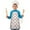 White Cow Strawberry-2, variant on White Cow Strawberry Milk Jar Pattern Kids Aprons for Girls and Boys,Adjustable Neck Strap Toddler Aprons for Kids Cooking Baking