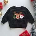 thumbnail image 2 of Kids Christmas Embroidered Sweatshirts, Santa Claus Reindeer Tree Sweatshirts, Holiday Sweatshirts for Toddlers, Custom Christmas Sweatshirt, 2 of 5