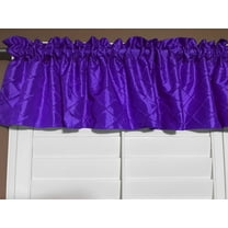 pintuck taffeta window valance 52 wide purple