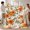 color10, variant on SPXUBZ Halloween Flannel Fleece Blanket, Soft Throw Blanket with Pumpkin Geometric Pattern, Cozy Blanket for Sofa Bed Bedroom Home Decor 50"x40"