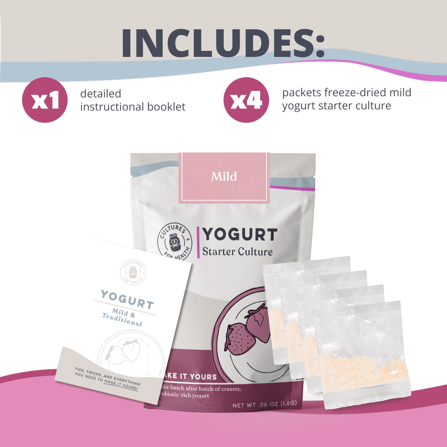 Cultures For Health Mild Flavor Yogurt Starter Culture