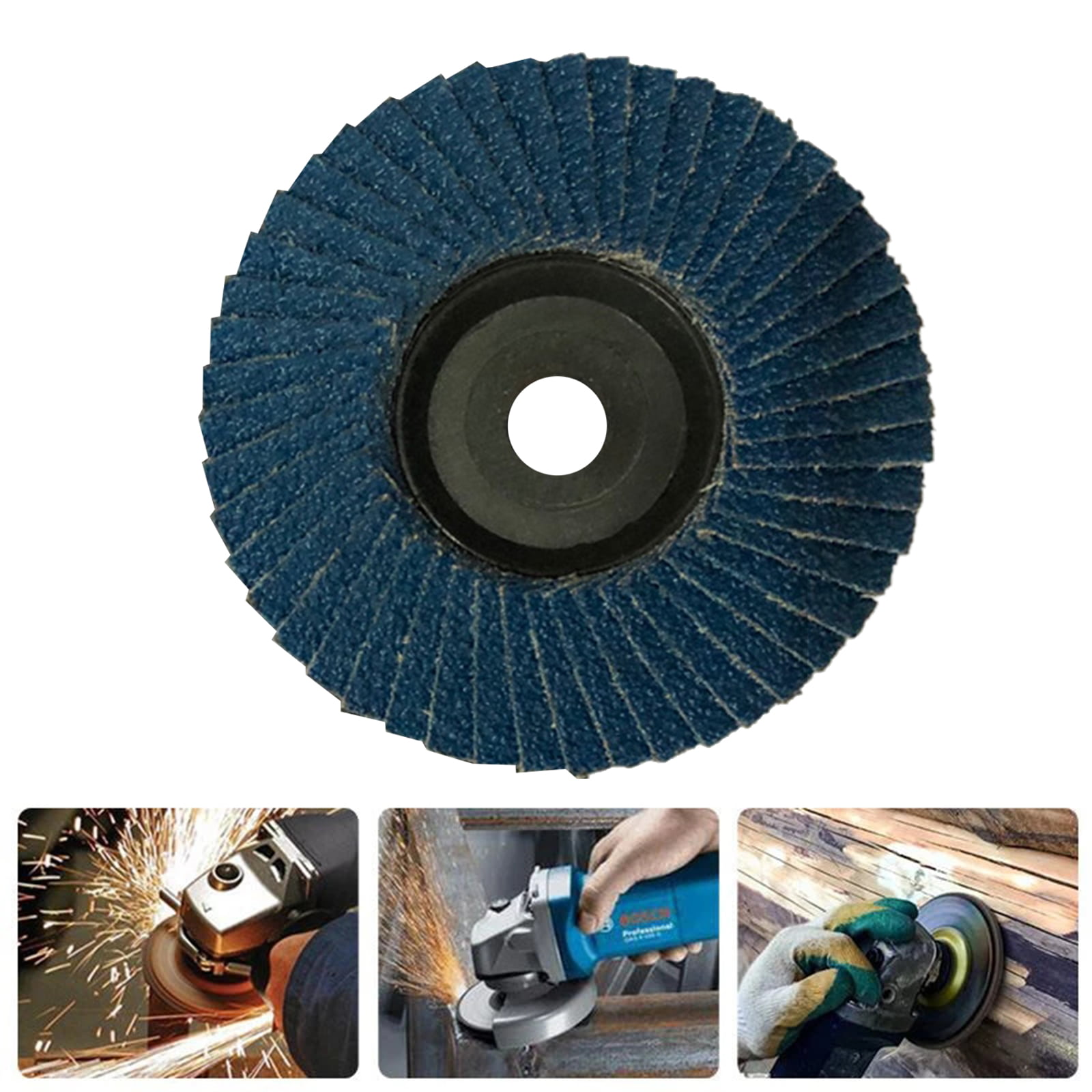 2/5/10Pcs 180Grit 115mm Nylon Fiber Buffing Wheel Abrasive Polsihing Disc Pad 