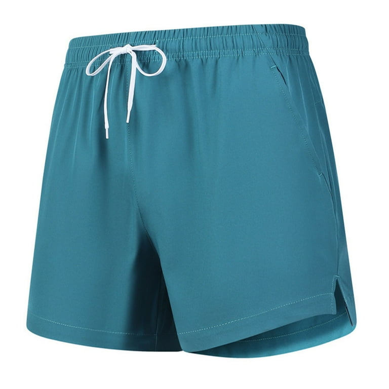 Women Shorts Drawstring Elastic Waist Drop Waist Relaxed Fit