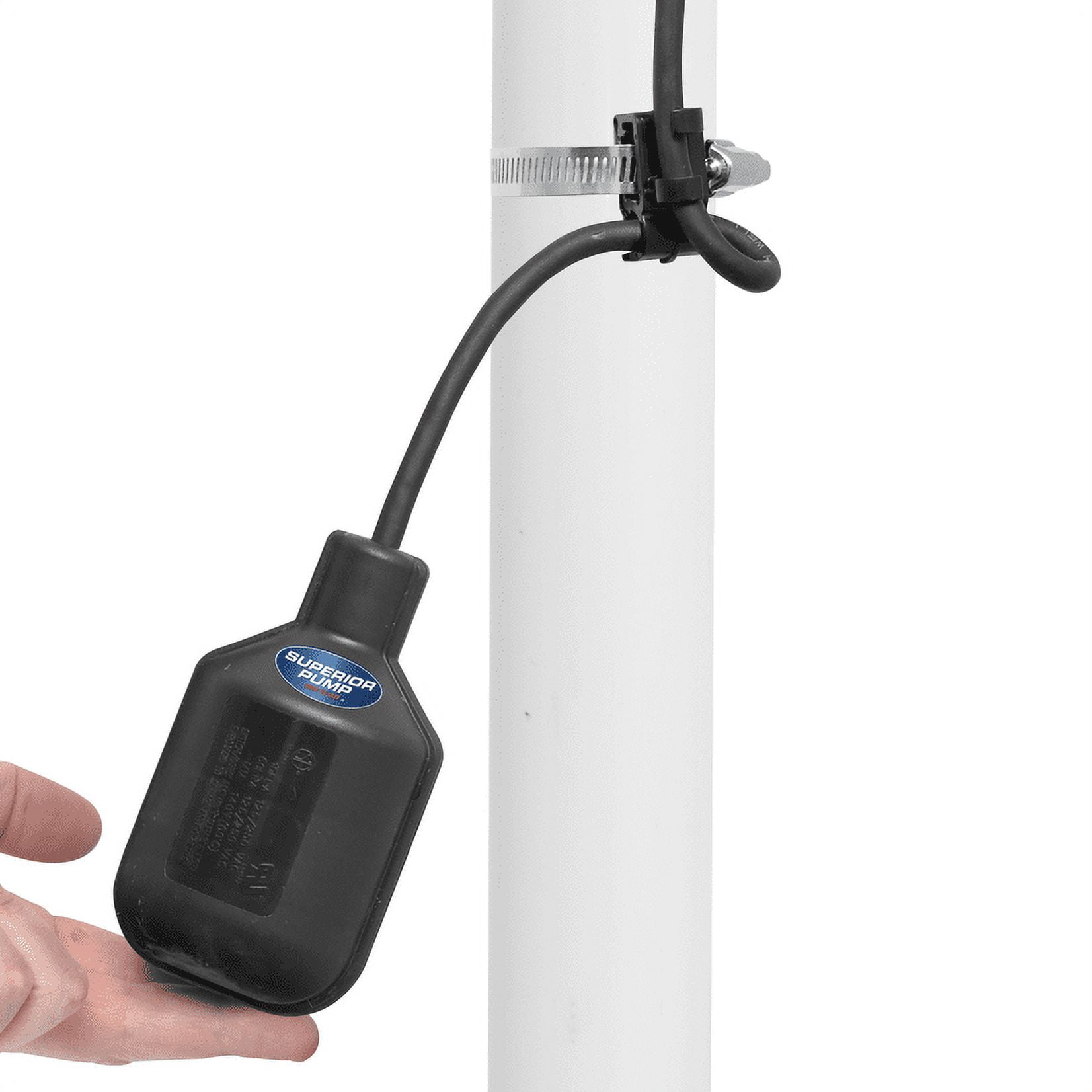 Superior Pump 92900 12V Battery Back up Submersible Utility Water Sump Pump with Tethered Switch