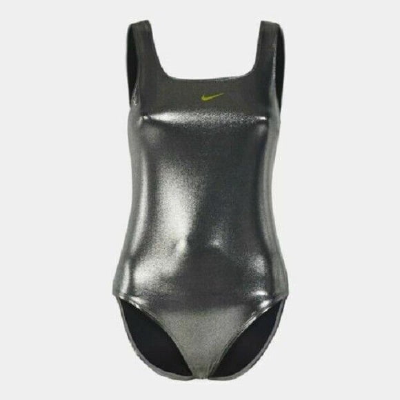 Nike CZ1156-010 Icon Class Shimmer Bodysuit Metallic ( XS )