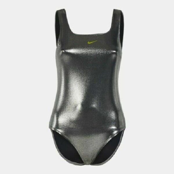 Nike CZ1156-010 Icon Class Shimmer Bodysuit Metallic ( XS )