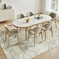 thumbnail image 3 of Modern Abstract Area Rug Carpet X Rugs for Living RoomMachine Washable Rugs for Bedroom Dining Living Room Rug Grey MultiColor, 3 of 7