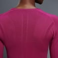 thumbnail image 5 of Neewe Seamless Long Sleeve Shirts for Women Waist Length - Workout Athletic Running Gym Yoga Tops Crewneck Breathable, 5 of 9
